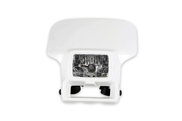 Portafaro bianco per Honda XR 650 R (2004) - XR 250 R (1996-26) - XR 400 R (1996-26)